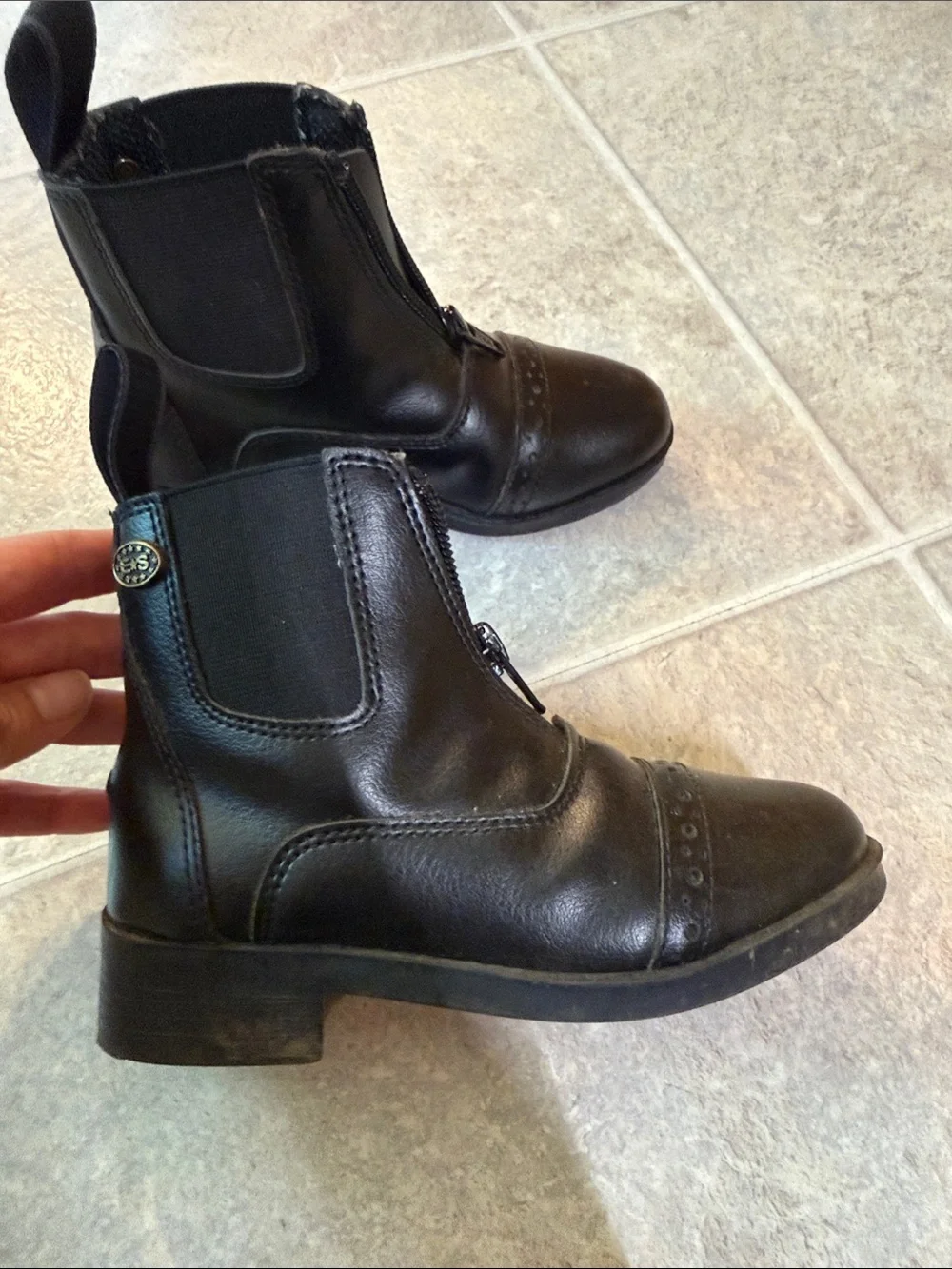 Equistar kids paddock boots